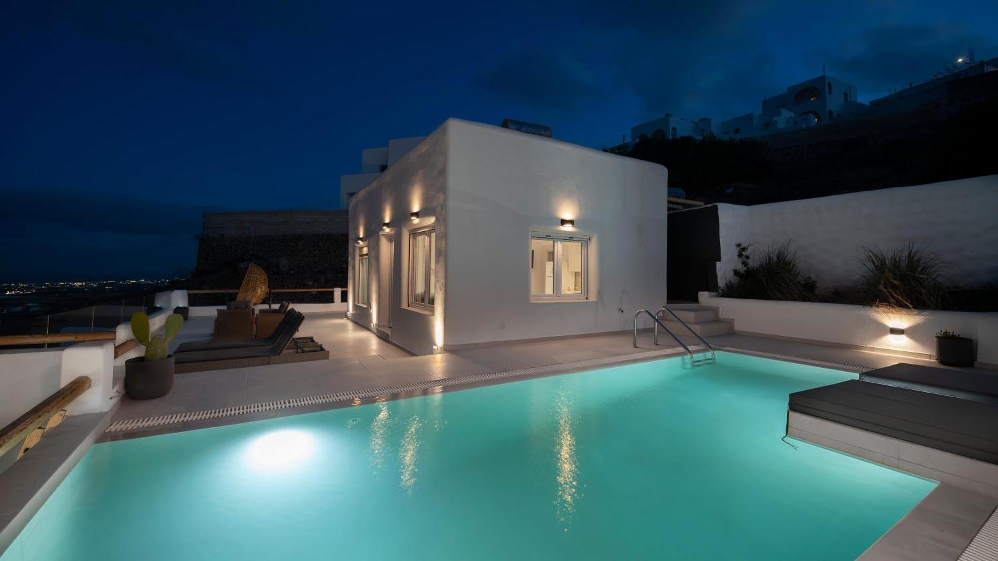 Dream Villa Santorini Vourvoulos ภายนอก รูปภาพ