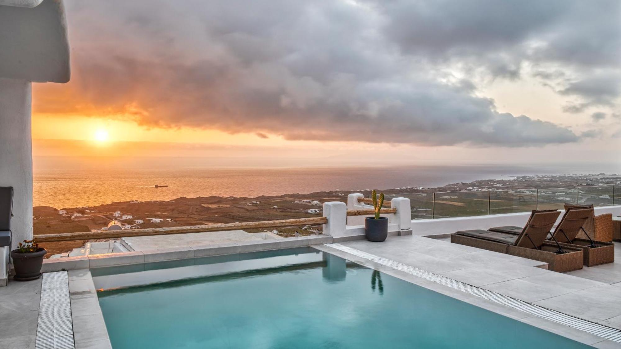Dream Villa Santorini Vourvoulos ภายนอก รูปภาพ
