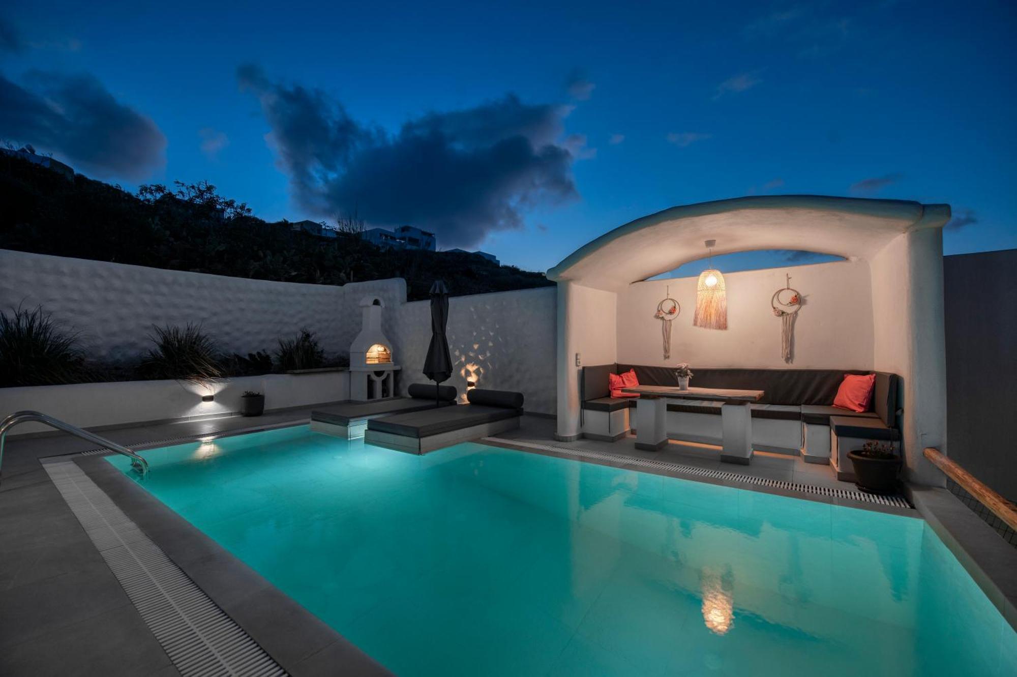Dream Villa Santorini Vourvoulos ภายนอก รูปภาพ