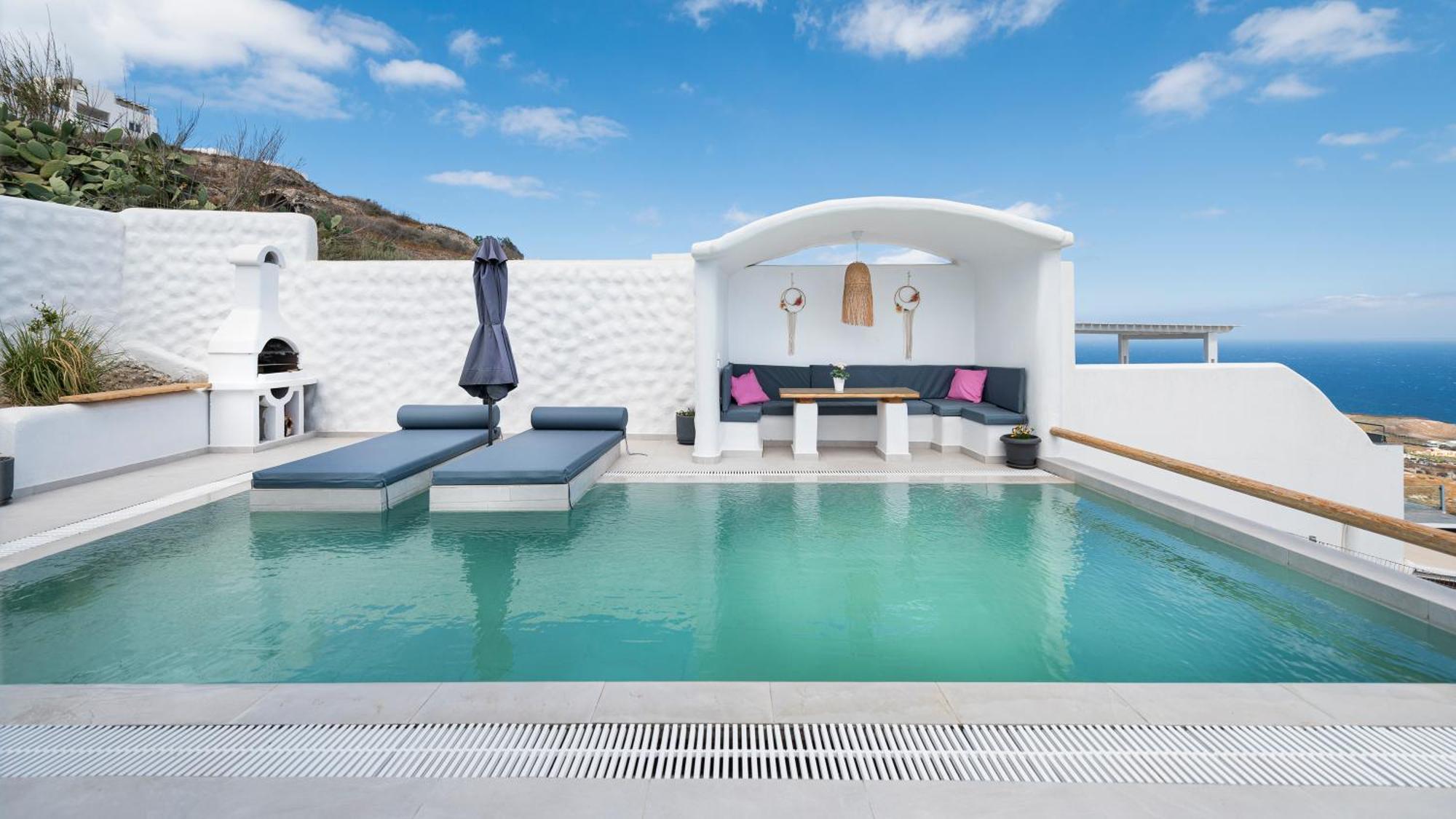 Dream Villa Santorini Vourvoulos ภายนอก รูปภาพ
