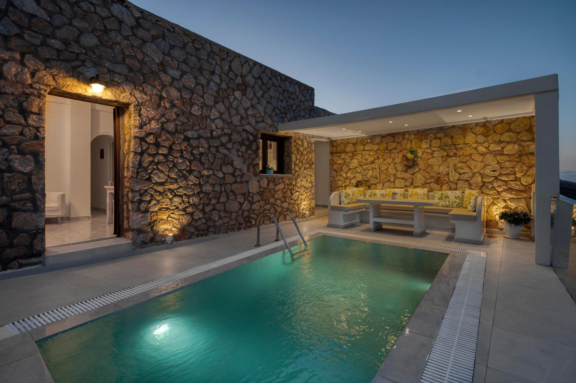 Dream Villa Santorini Vourvoulos ภายนอก รูปภาพ