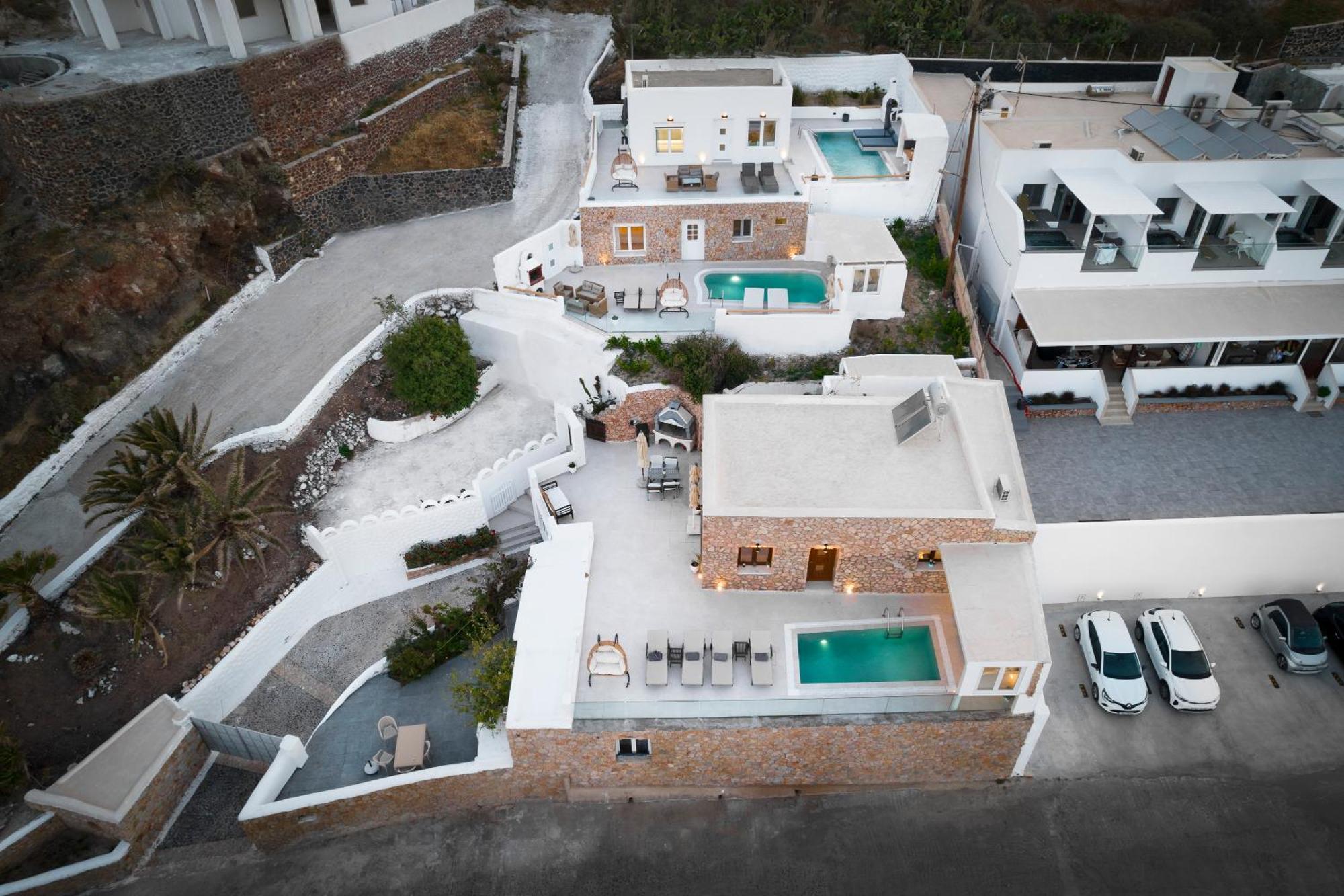 Dream Villa Santorini Vourvoulos ภายนอก รูปภาพ