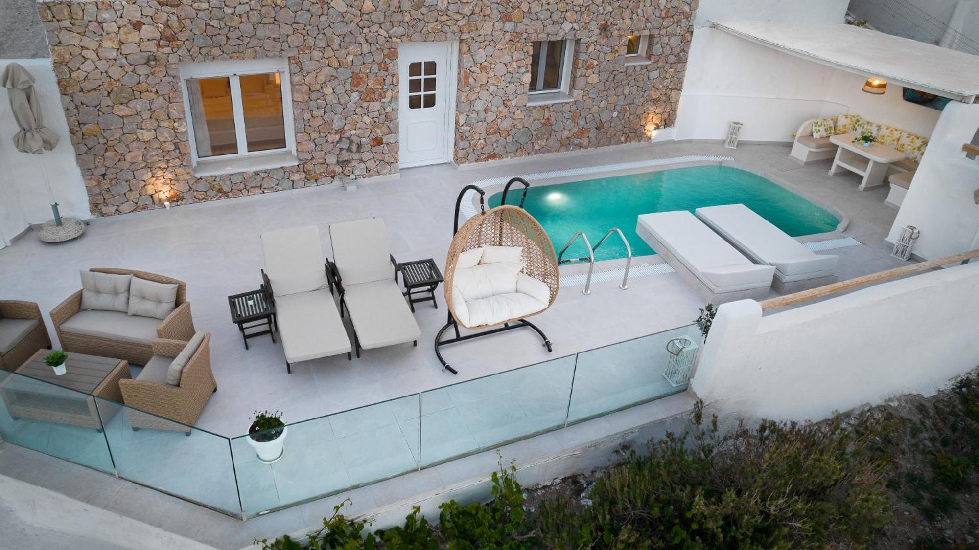 Dream Villa Santorini Vourvoulos ภายนอก รูปภาพ
