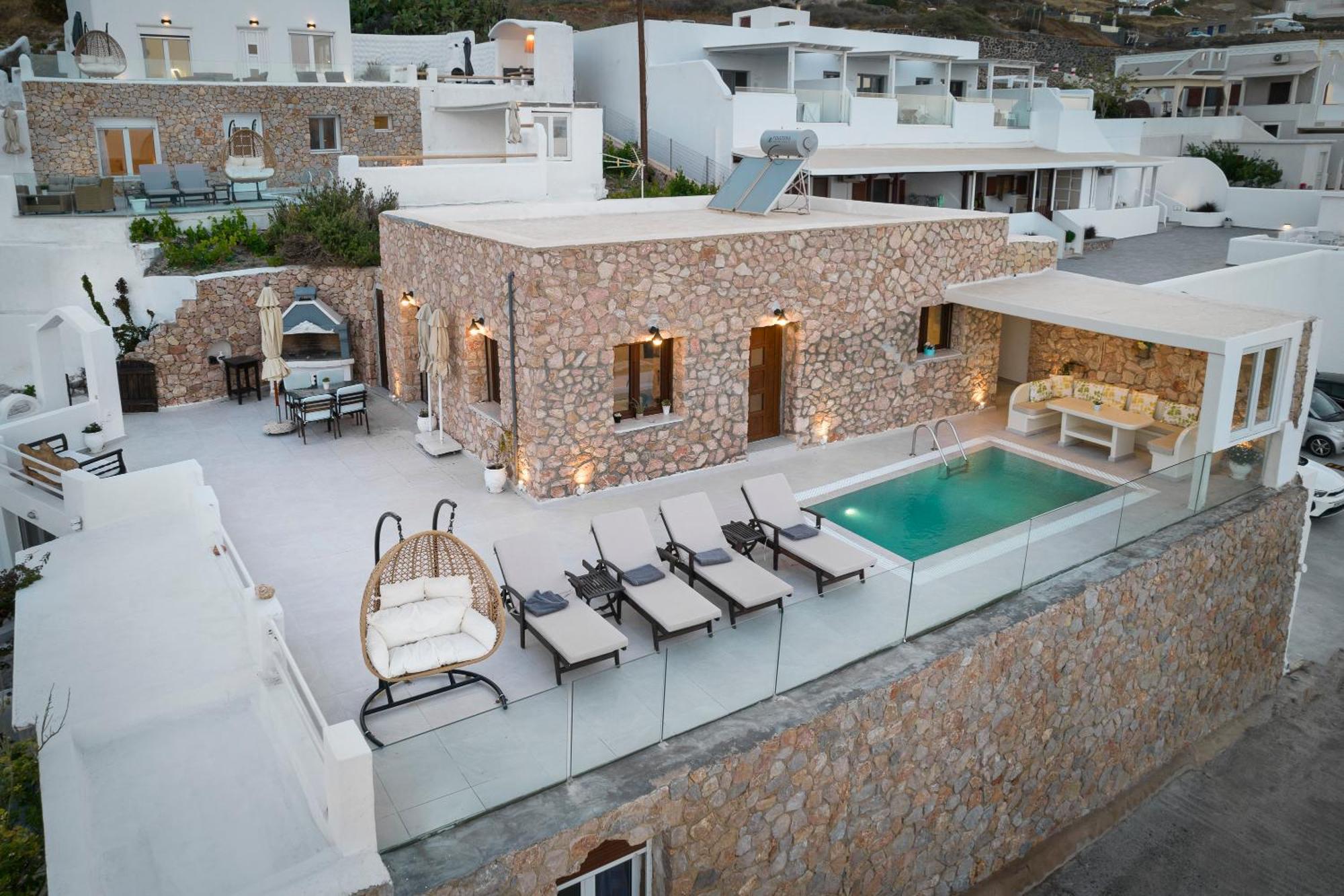 Dream Villa Santorini Vourvoulos ภายนอก รูปภาพ