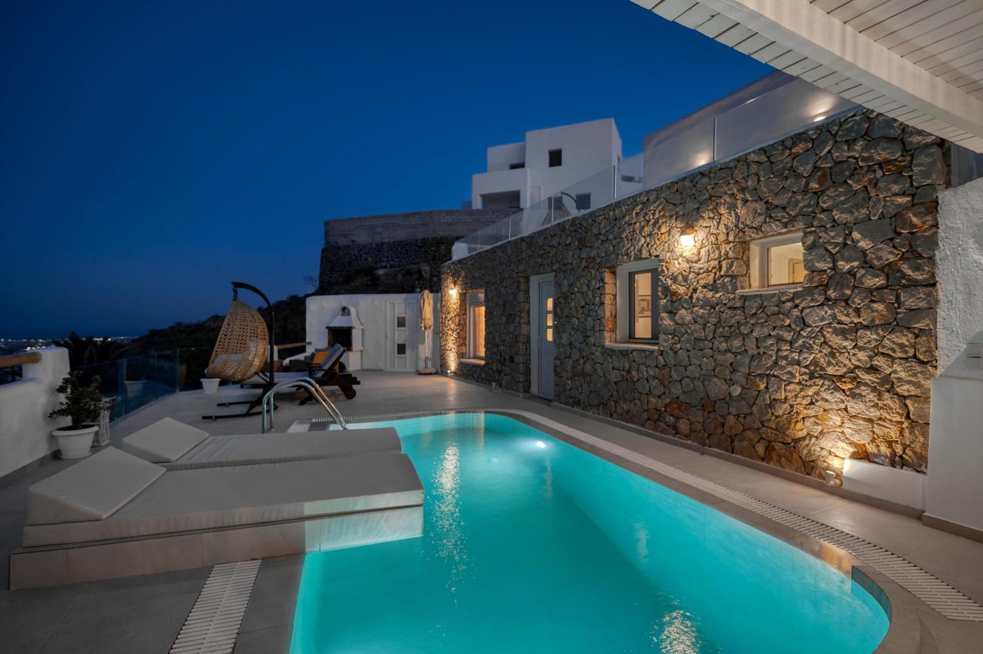 Dream Villa Santorini Vourvoulos ภายนอก รูปภาพ