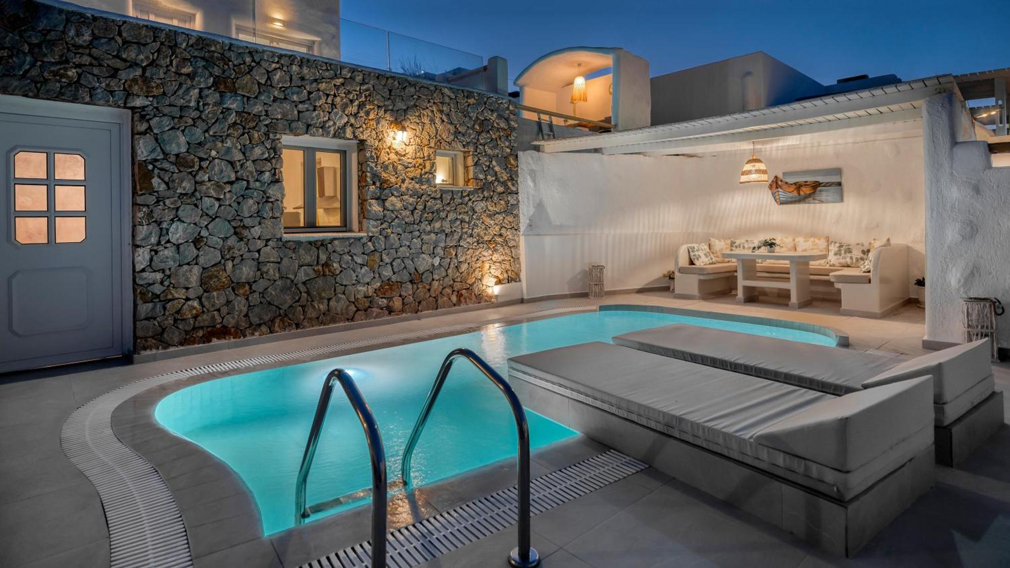 Dream Villa Santorini Vourvoulos ภายนอก รูปภาพ