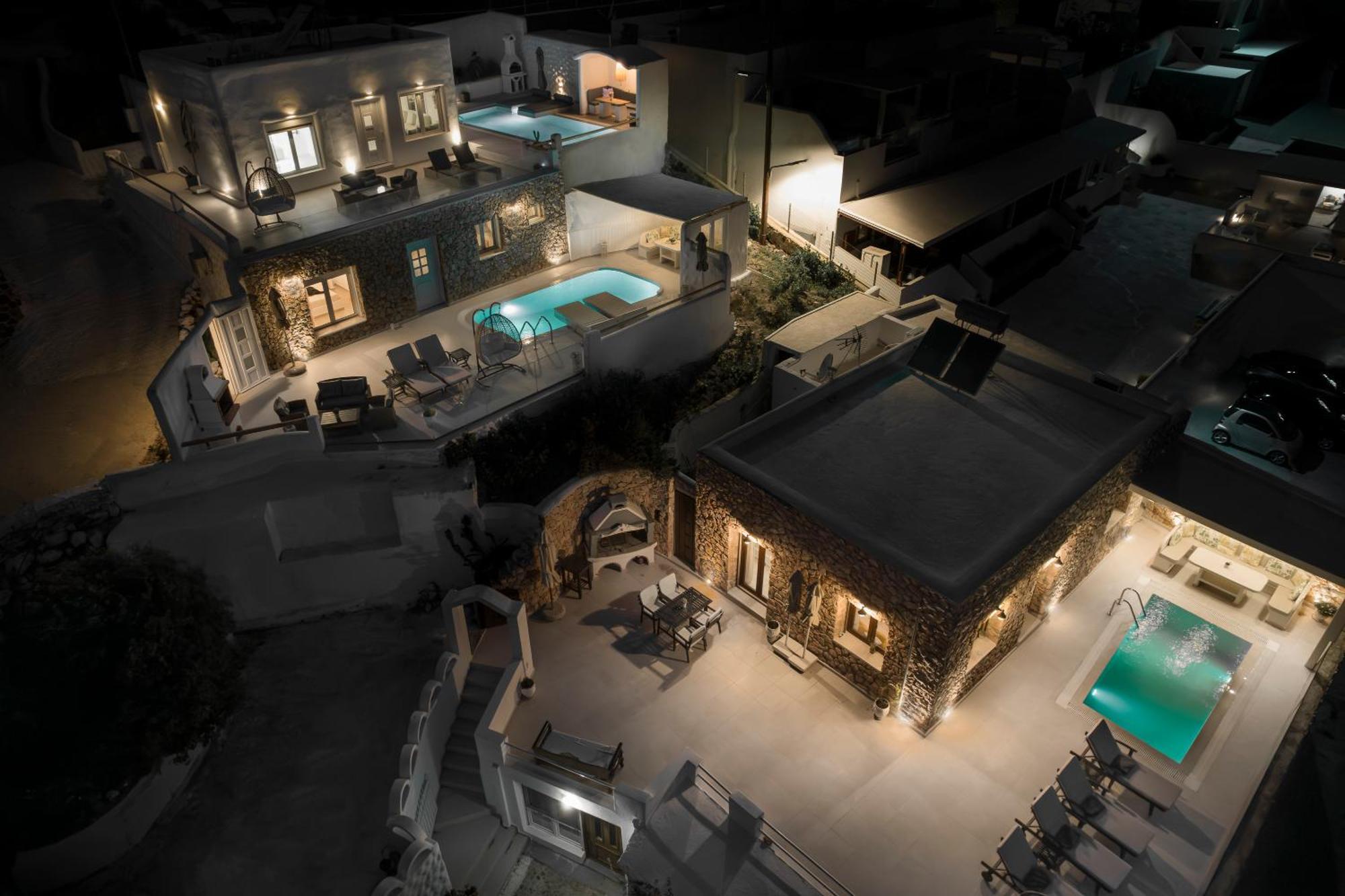 Dream Villa Santorini Vourvoulos ภายนอก รูปภาพ