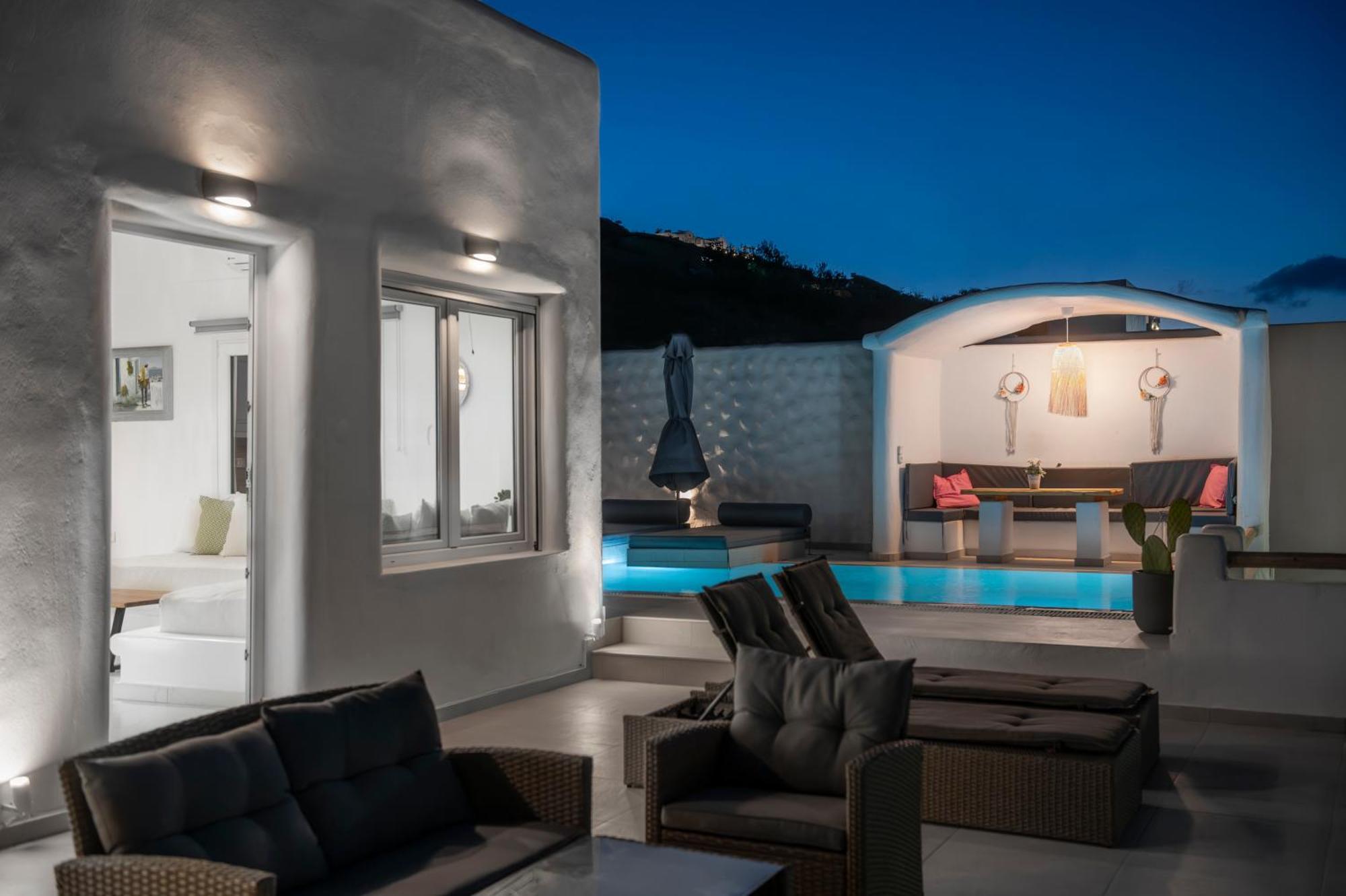 Dream Villa Santorini Vourvoulos ภายนอก รูปภาพ